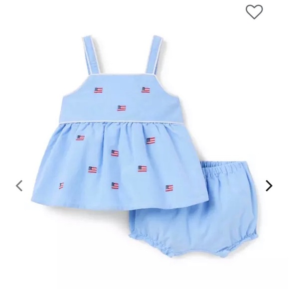 Janie and Jack Other - Blue Kids Dress and Bloomers Set by Janie and jack